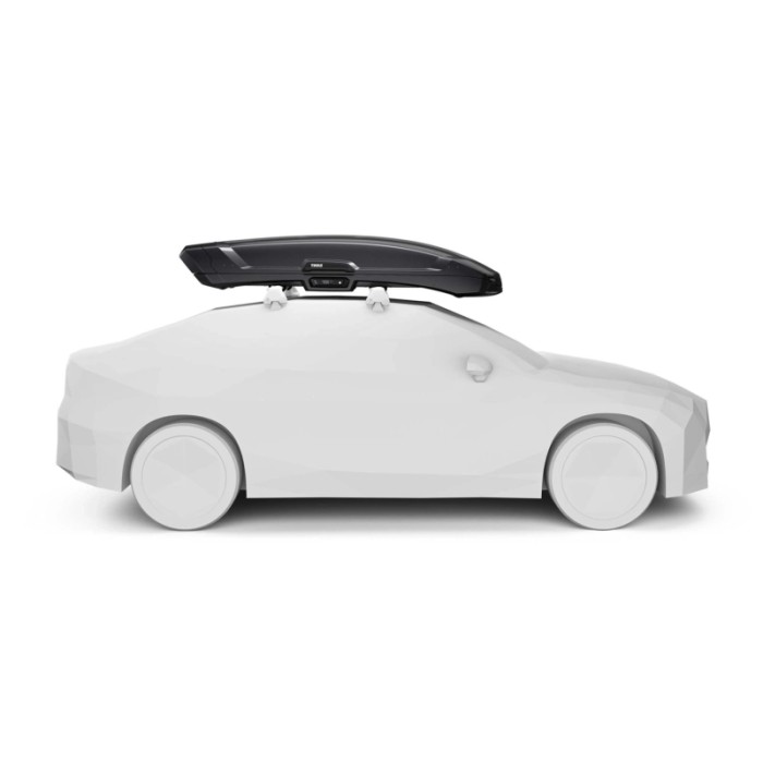 Box da tetto per auto Vector L nero metallizzato
