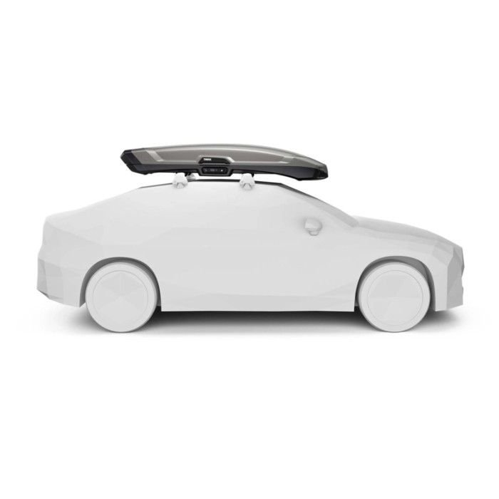 Box da tetto per auto Vector Alpine titanio opaco bicolore