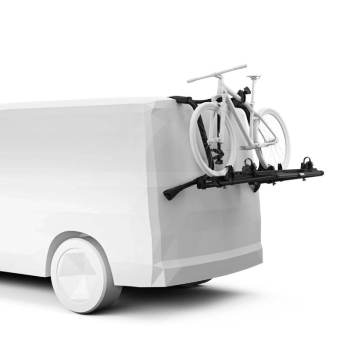 Portabici posteriore per auto WonderWay 2 bici nero