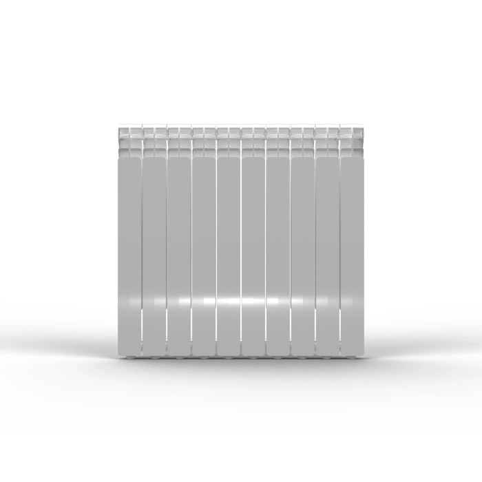 Radiatore Global in alluminio interasse 700 10 elementi bianco