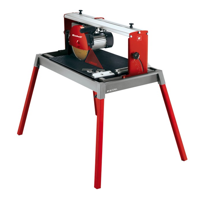 Einhell TE-SC 570 L tagliapietre: Sega da tavolo per tagliare pietra, piastrelle e cemento.