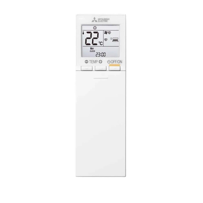 Telecomando bianco per condizionatore. Controllo per Climatizzatori.
