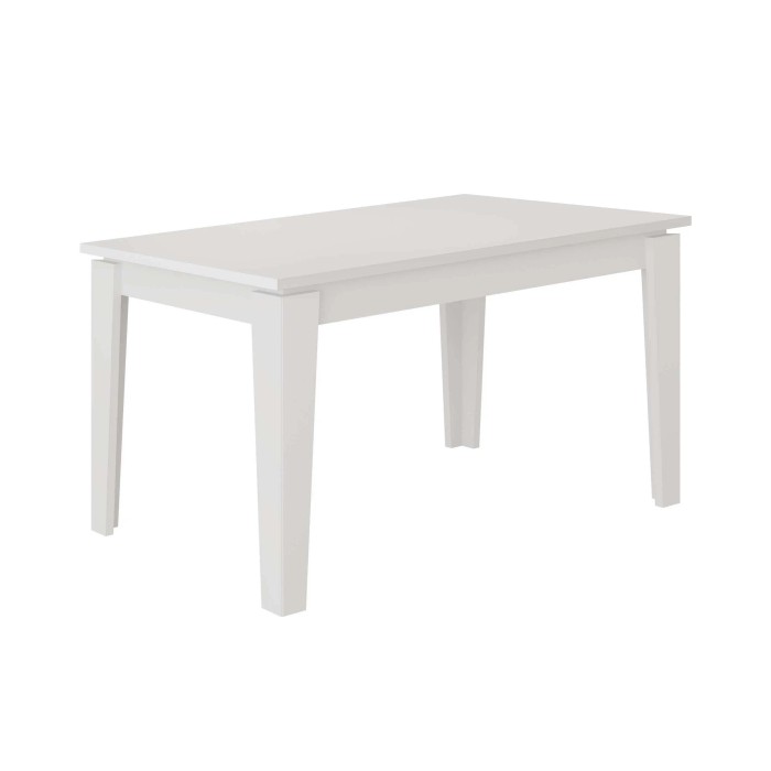 Tavolo allungabile da pranzo Tolmen bianco 140x80 cm
