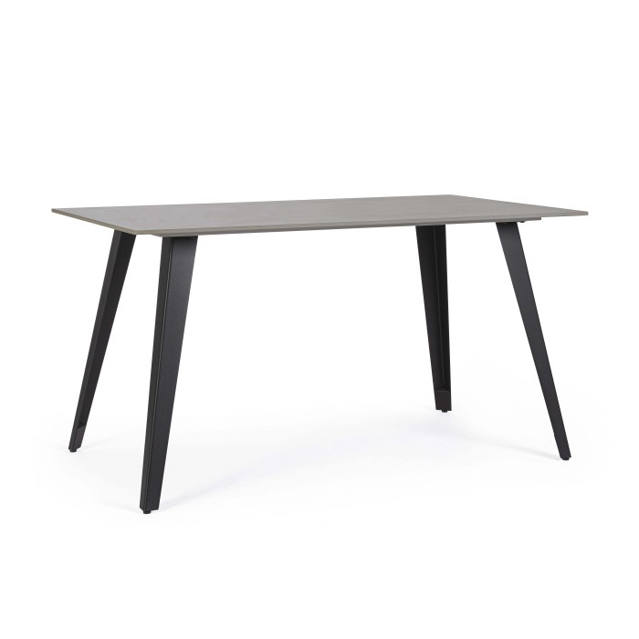 Tavolo Arjeta 140x80 cm nero