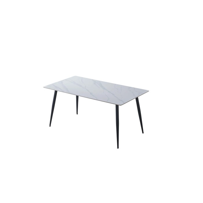 Tavolo da pranzo Mila bianco 140x80x75 cm