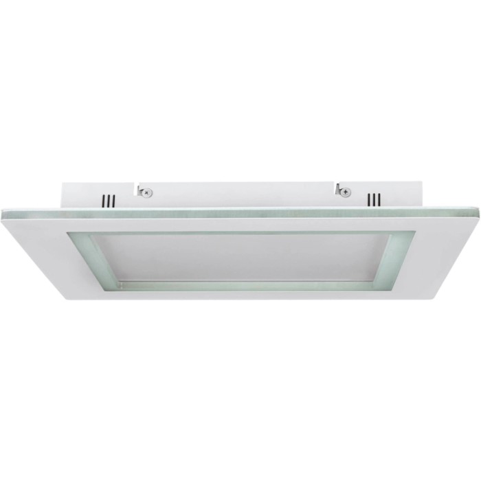 Plafoniera LED quadrata bianca Eglo Padrogiano-Z RGB, 45x45 cm, per un'illuminazione d'atmosfera.