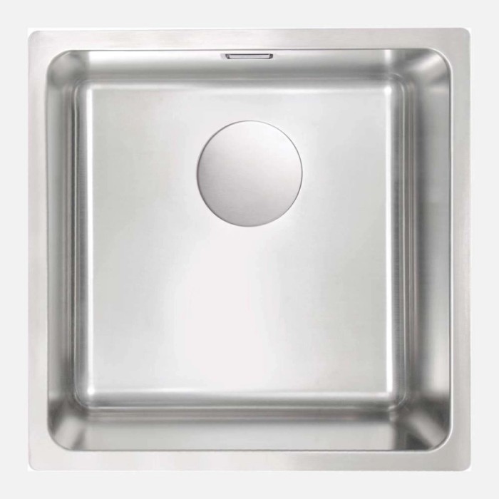 Lavello 1 vasca Idrostile Cifuentes 440x200 mm acciaio spazzolato