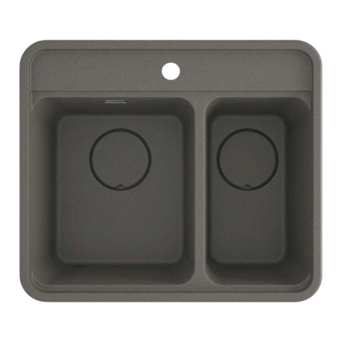 Lavello 1 vasca e mezza Idrostile Varadero 520x229 mm antracite met.
