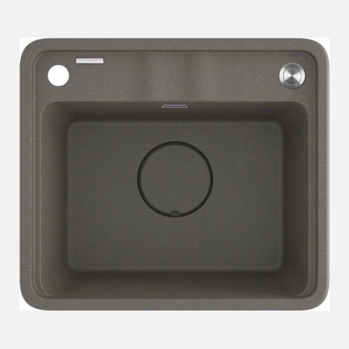 Lavello 1 vasca Idrostile Varadero 440x230 mm Antracite metallizzato