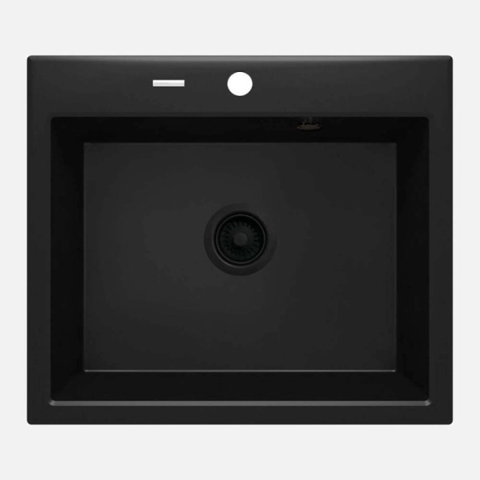 Lavello 1 vasca Idrostile Florida 520x210 mm Nero