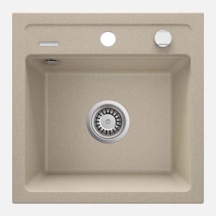 Lavello 1 vasca Idrostile Martí sifone 440x184 mm sabbia