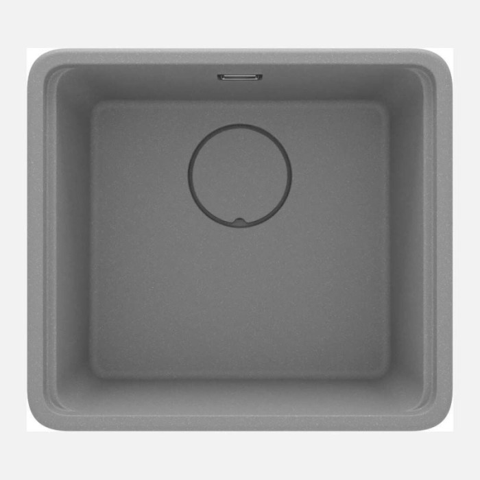 Lavello 1 vasca Idrostile Varadero 450x230 mm grigio metallizzato