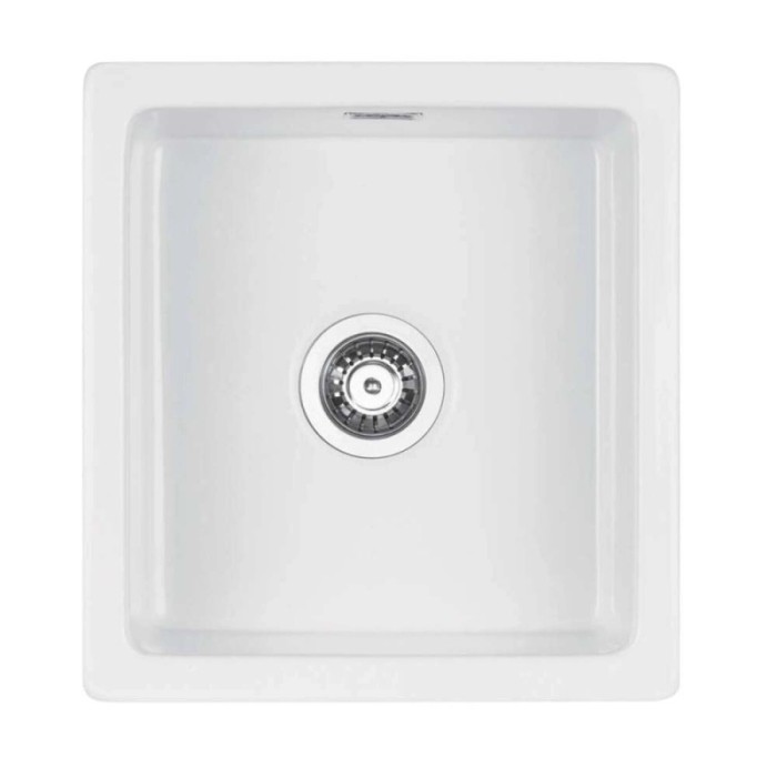 Lavello ceramica 1 vasca Pipián 475x215 mm bianco