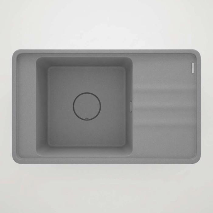 Lavello 1 vasca con gocciolatoio Idrostile Varadero 500x229 mm grigio met