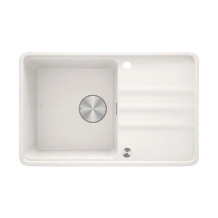 Lavello 1 vasca con gocciolatoio Idrostile Varadero 500x230 mm alabastro