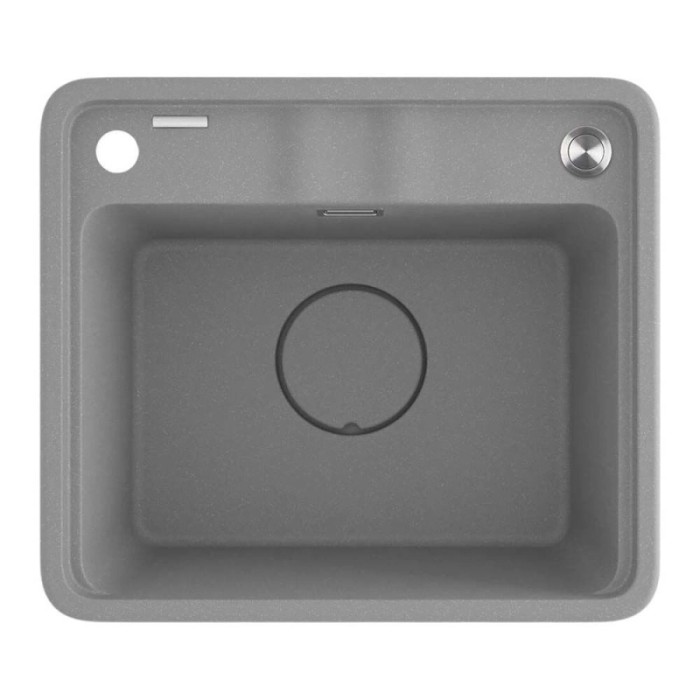 Lavello 1 vasca Idrostile Varadero 440x230 mm grigio metallizzato