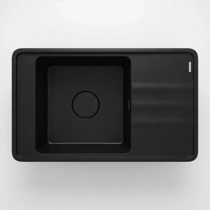 Lavello 1 vasca con gocciolatoio Idrostile Varadero 500x229 mm nero