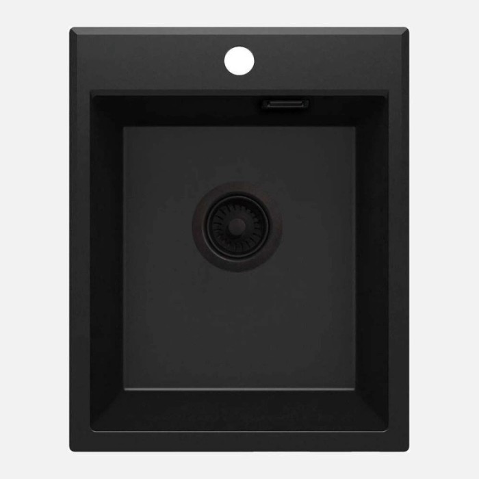 Lavello 1 vasca Idrostile Güines 500x210 mm nero