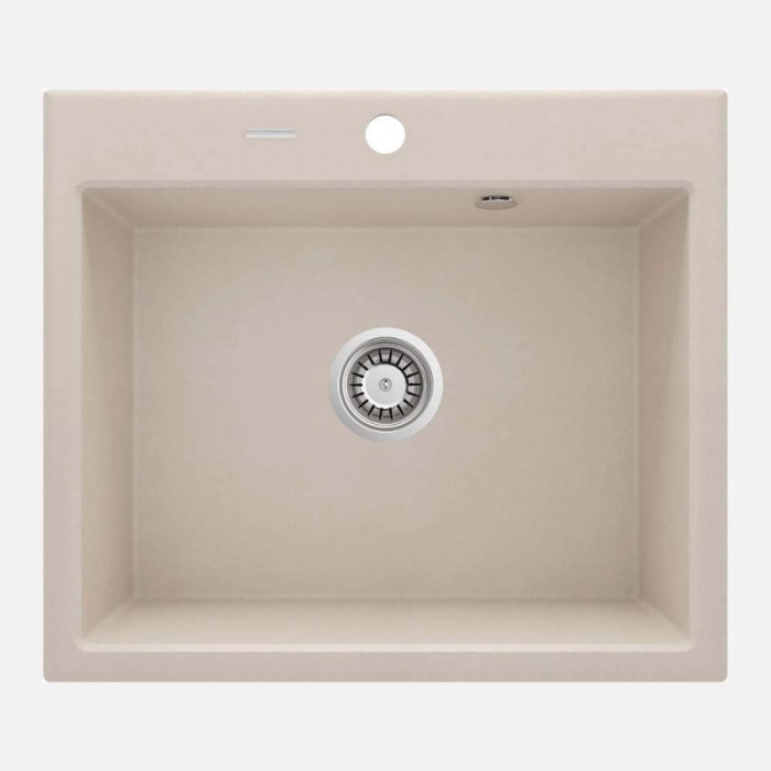 Lavello 1 vasca Idrostile Florida sifone 520x210 mm beige