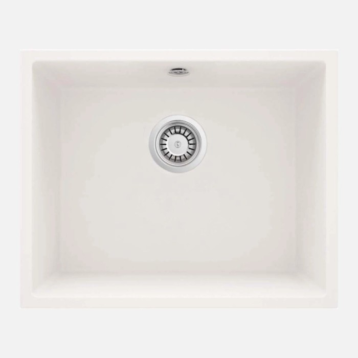 Lavello 1 vasca incasso Idrostile Colón forma oriz 440x200 mm Alabastro