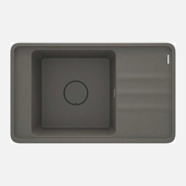 Lavello 1 vasca con gocciolatoio Idrostile Varadero 500x229 mm Antracite Met