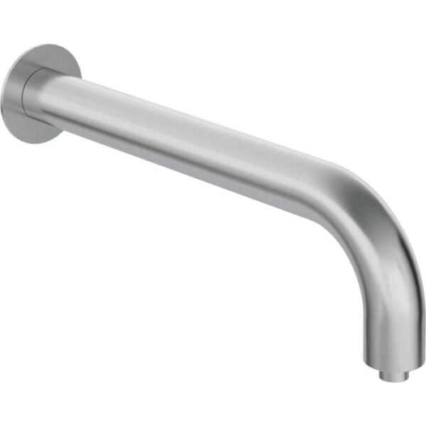 Miscelatore doccia parete Idrostile Limonar 380 mm acciaio spazzolato