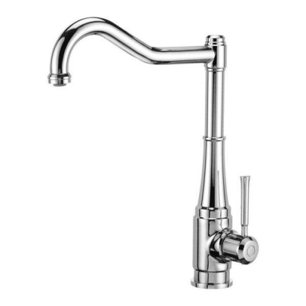 Rubinetto da cucina bocca rettangolare Idrostile Cuabitas cromo
