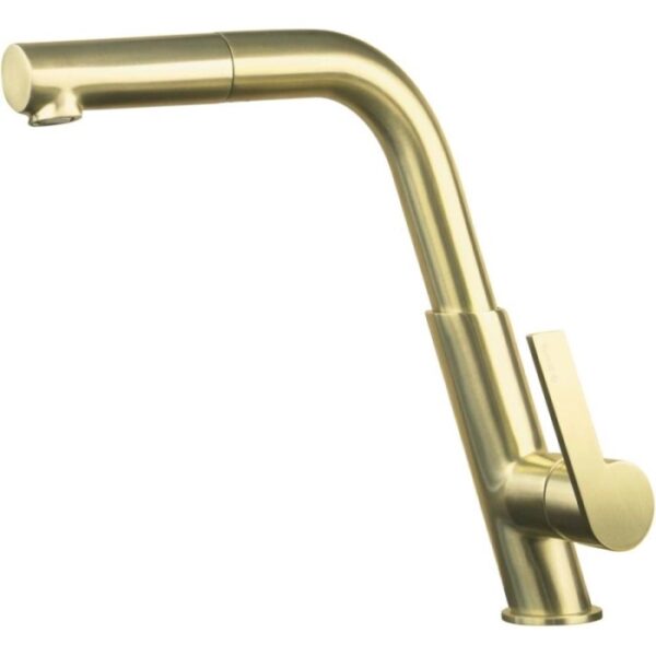 Rubinetto da cucina bocca estraibile Idrostile oro