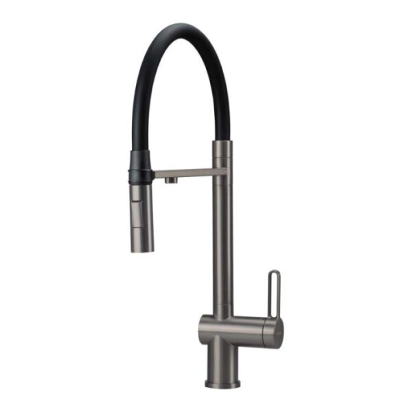 Rubinetto da cucina filtro bocca elastica Idrostile cromato