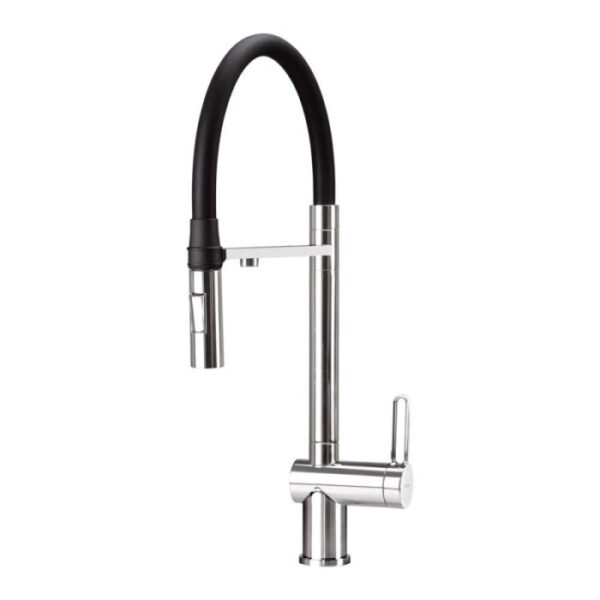Rubinetto da cucina filtro bocca elastica Idrostile cromo