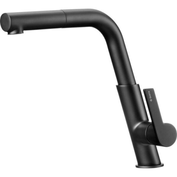 Rubinetto da cucina bocca estraibile Idrostile nero