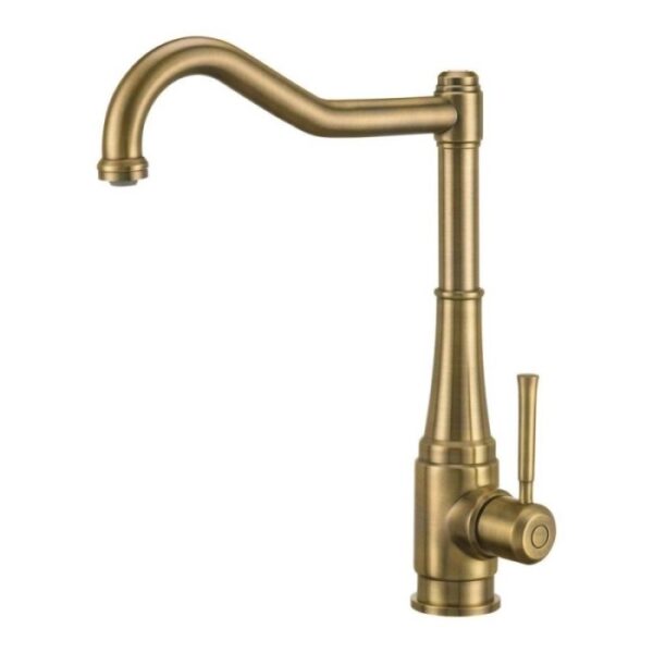 Rubinetto da cucina bocca rettangolare Idrostile Cuabitas ottone