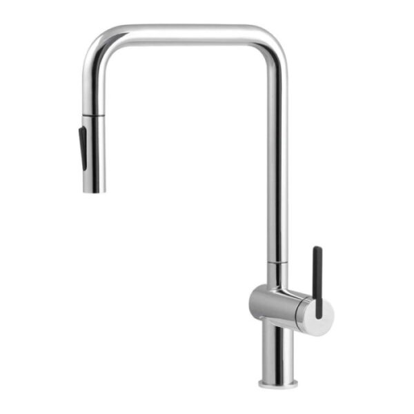Rubinetto da cucina bocca estraibile Idrostile Studio Design cromo