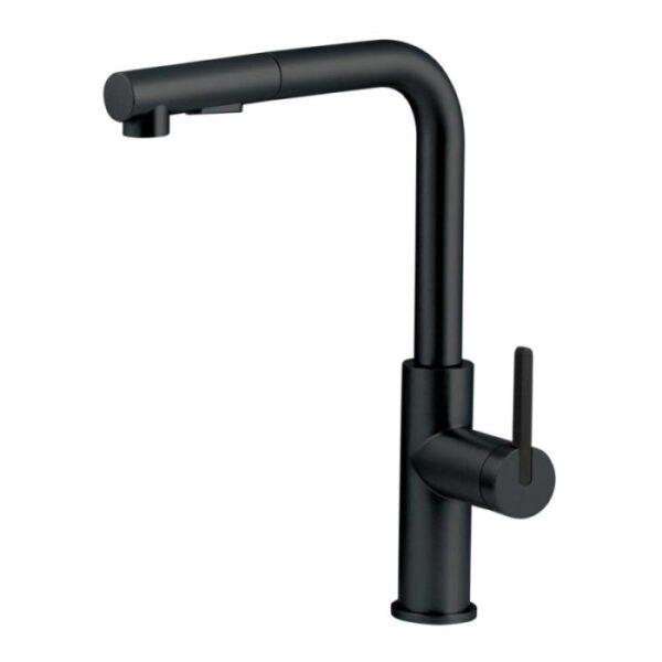 Rubinetto da cucina bocca estraibile Idrostile Studio Design nero
