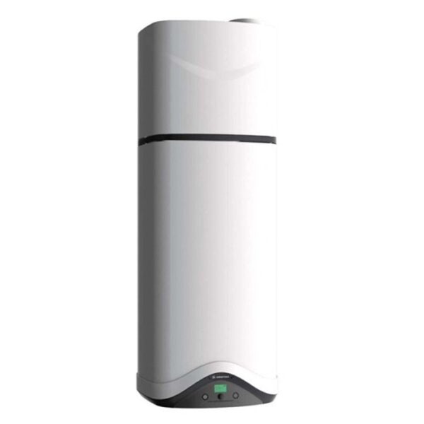 Scaldabagno t.b.t. bianco con display digitale.