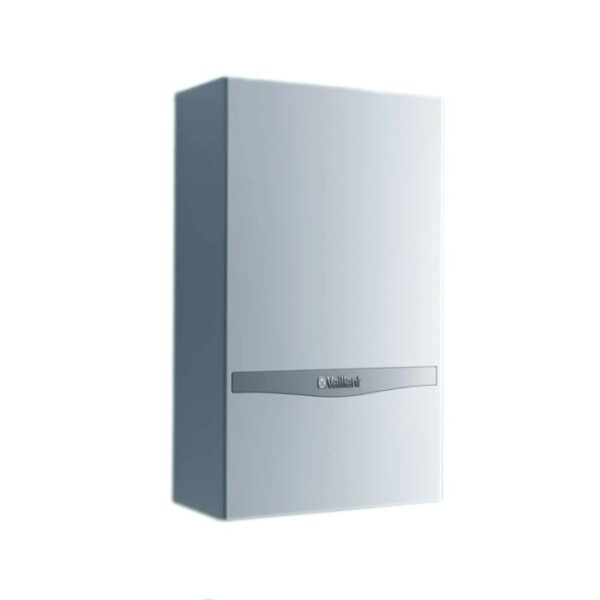 Caldaia Vaillant, caldaia a gas bianca per riscaldamento e acqua calda