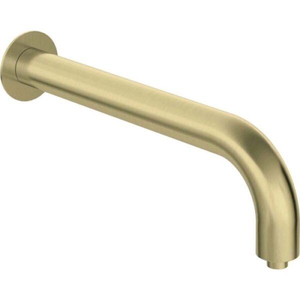 Miscelatore doccia parete Idrostile Limonar 380 mm oro spazzolato