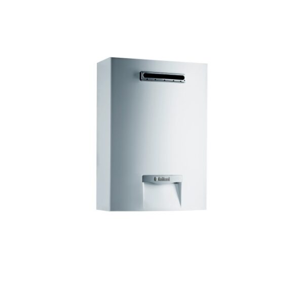 Scaldabagno/boiler Vaillant bianco.