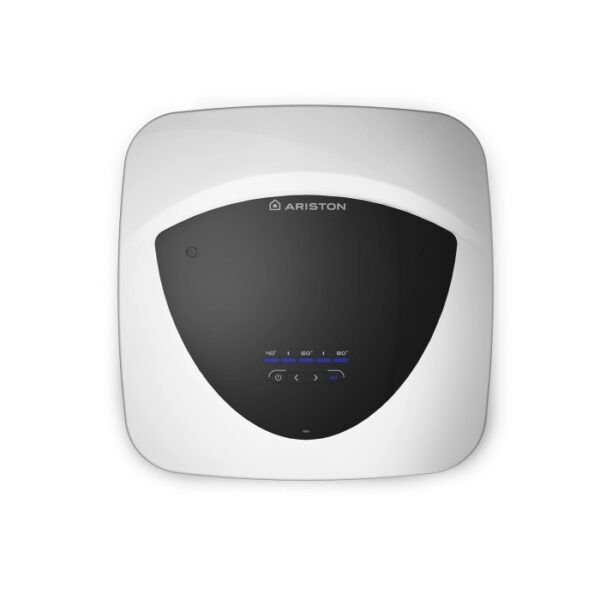 Scaldabagno Ariston t.b.t. bianco con display digitale.