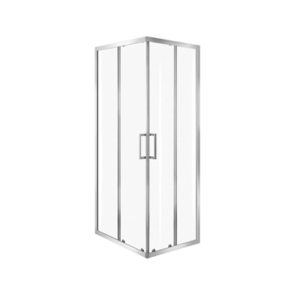 Box doccia angolare Sixty trasparente cromo 6 mm 70x90x190 cm