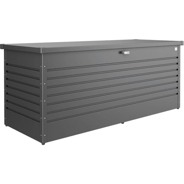 Biohort Freizeitbox Gr. 200, grigio scuro metallizzato, box universale per riporre all'aperto.