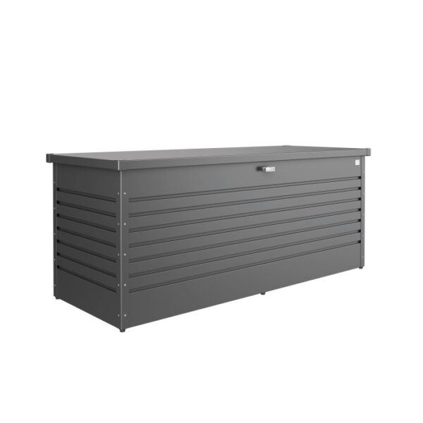 Biohort Box da esterno Gr. 200, grigio scuro metallizzato, ideale per riporre all'aperto.