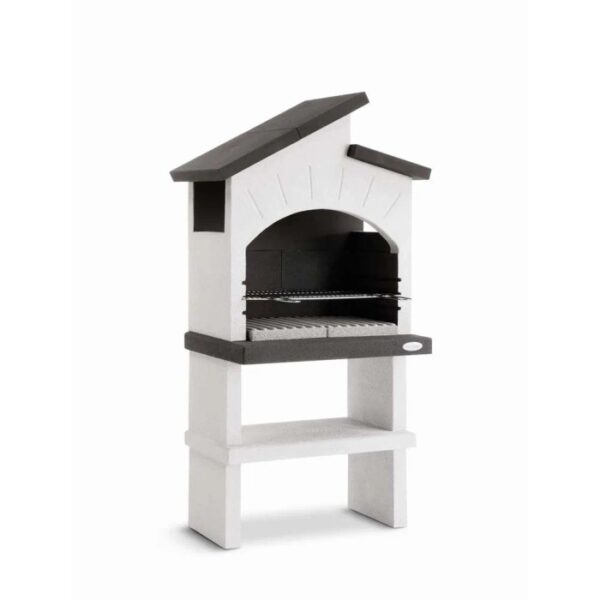 Barbecue a carbonella Palazzetti Vieste griglia 68x40 cm in cemento