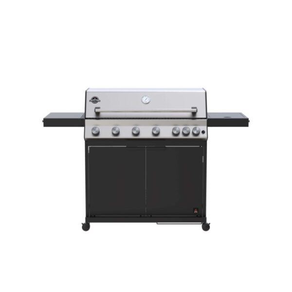 Barbecue a gas Jamestown Grill Kane 6 bruciatori 21 kW nero