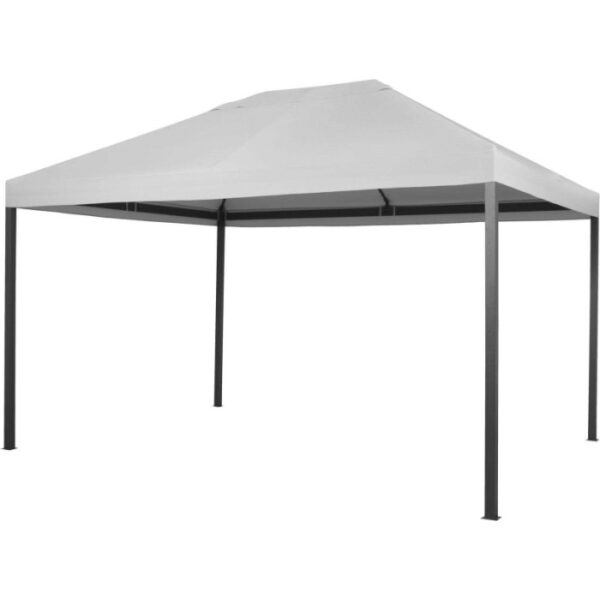 Gazebo in acciaio e poliestere Portsea beige 300x400 cm