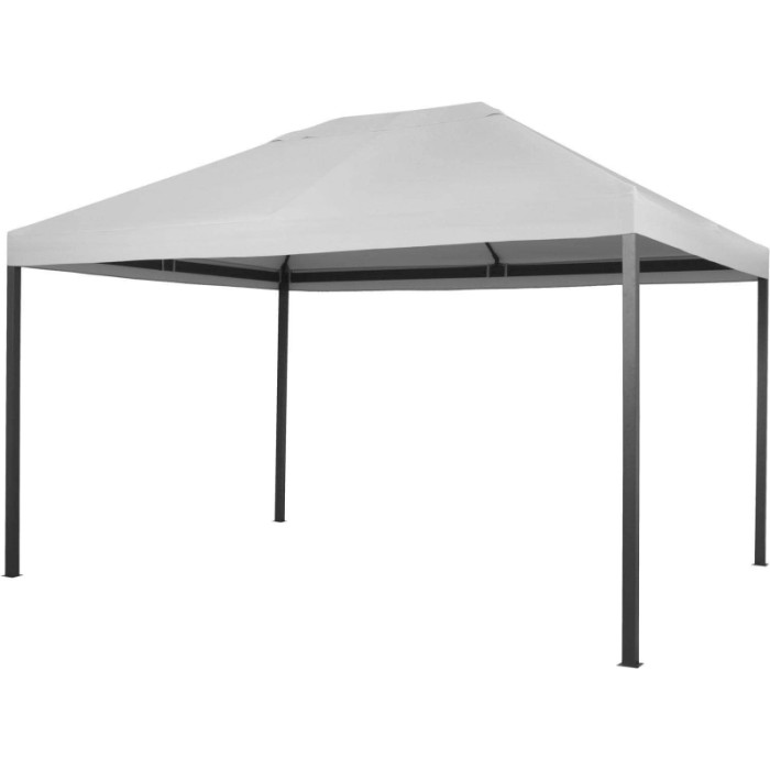 Gazebo in acciaio e poliestere Portsea beige 300x400 cm