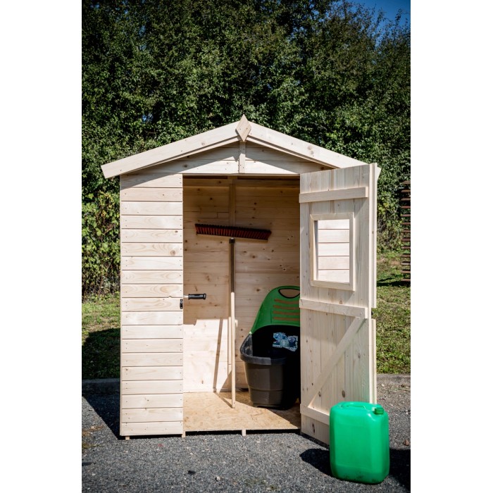 Casetta da giardino in legno sp 16 mm H204xL180xP145 cm