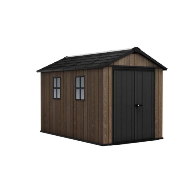 Casetta da giardino Keter in plastica Apex sp 20 mm marr.scuro 6,8 m²