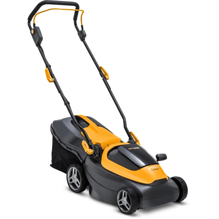 Tagliaerba a batteria Stiga Collector 136e con batteria e caricabatterie.