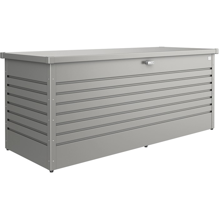 Biohort Box da esterno Gr. 200, grigio quarzo metallizzato, ideale per riporre all'aperto.